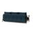 Caluma Quilt Fabric Sofa Bed w/Smoked Oak Arms & Legs
