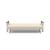 Caluma Quilt Fabric Sofa Bed w/Smoked Oak Arms & Legs