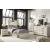 Cambeck MDF/Wood Veneer Panel Bedroom Set w/2 Storage Drawers