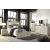 Cambeck MDF/Wood Veneer Panel Bedroom Set w/2 Drawers