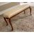 Treviso Fabric/Wood Bench
