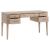 Cane Wood Vanity Desk w/5 Drawers