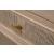 Cane Wood Console Table w/2 Drawers