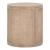 Cane Wood Round End Table