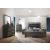 Carine II Fabric/Wood Tufted Sleigh Bed