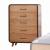Carla Wood Veneer/Wood Chest