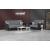 Armada Fabric/PU Living Room Set