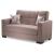 Armada Fabric/PU Living Room Set