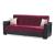 Armada Fabric/PU Living Room Set