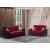 Armada X Fabric/PU Living Room Set