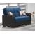 Armada X Fabric/PU Convertible Loveseat