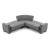 Barato Large L-Shaped Sectional Sofa with Channel Tufting and Plaid Pillows, Compostion 2