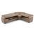 Barato Large L-Shaped Sectional Sofa with Channel Tufting and Plaid Pillows, Compostion 1
