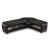 Barato Large L-Shaped Sectional Sofa with Channel Tufting and Plaid Pillows, Compostion 1