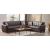 Barato Large L-Shaped Sectional Sofa with Channel Tufting and Plaid Pillows, Compostion 1