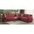Barato Large L-Shaped Sectional Sofa with Channel Tufting and Plaid Pillows, Compostion 1