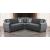 Barato Large L-Shaped Sectional Sofa with Channel Tufting and Plaid Pillows, Compostion 2