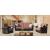 Diva Fabric/PU Living Room Set