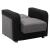 Harmony Fabric/PU Convertible Sleeper Chair