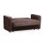 Joker Elegance Fabric Convertible Loveseat