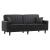 Leo Fabric/PU Convertible Sofabed