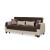 Molina Microfiber Fabric Convertible Sofabed