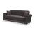 Proline Fabric/Leatherette Convertible Sofa