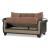 Proline Fabric/Leatherette Convertible Living Room Set