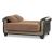 Proline Fabric/Leatherette Convertible Living Room Set