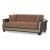 Proline Fabric/Leatherette Convertible Living Room Set