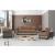 Proline Fabric/Leatherette Convertible Living Room Set