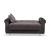 Proline Fabric/Leatherette Convertible Loveseat