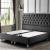 Casabed PU Tufted Platform Queen Size Bed