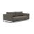 Cassius Deluxe Excess Lounger Fabric Sofa Bed w/Chrome Legs