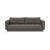 Cassius Deluxe Excess Lounger Fabric Sofa Bed w/Chrome Legs