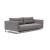 Cassius Deluxe Excess Lounger Fabric Sofa Bed w/Chrome Legs