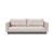 Cassius Deluxe Excess Lounger Fabric Sofa Bed w/Chrome Legs