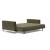 Cassius Deluxe Excess Lounger Fabric Sofa Bed w/Chrome Legs