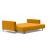 Cassius Deluxe Excess Lounger Fabric Sofa Bed w/Chrome Legs