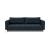 Cassius Deluxe Excess Lounger Fabric Sofa Bed w/Chrome Legs