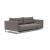 Cassius Deluxe Excess Lounger Fabric Sofa Bed w/Chrome Legs
