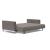 Cassius Deluxe Excess Lounger Fabric Sofa Bed w/Chrome Legs
