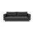 Cassius Deluxe Excess Lounger Fabric Sofa Bed w/Chrome Legs