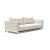Cassius Deluxe Excess Lounger Fabric Sofa Bed w/Chrome Legs