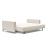 Cassius Deluxe Excess Lounger Fabric Sofa Bed w/Chrome Legs