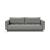 Cassius Deluxe Excess Lounger Fabric Sofa Bed w/Chrome Legs