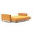 Cassius Deluxe Excess Lounger Fabric Sofa Bed w/Chrome Legs