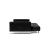 Cassius Deluxe Excess Lounger Fabric Sofa Bed w/Chrome Legs