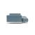 Cassius Deluxe Excess Lounger Fabric Sofa Bed w/Chrome Legs