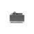 Cassius Deluxe Excess Lounger Fabric Sofa Bed w/Chrome Legs